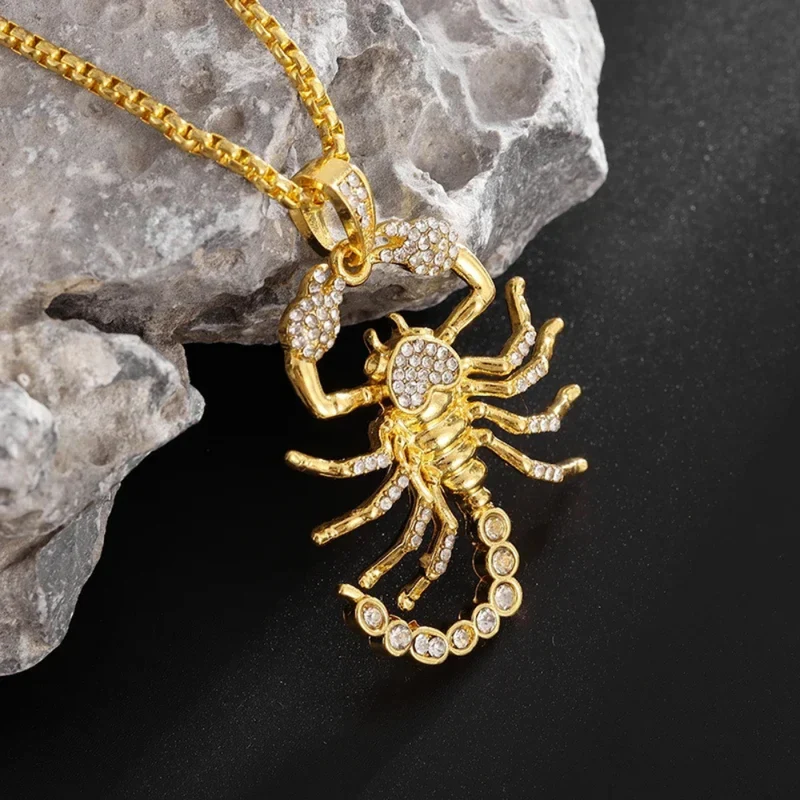 Collier Scorpion Strass