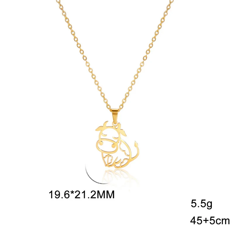 Collier Vache Femme