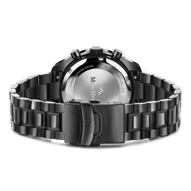 Mats Meier Arosa Racing Hommes Montre Noir MM50016