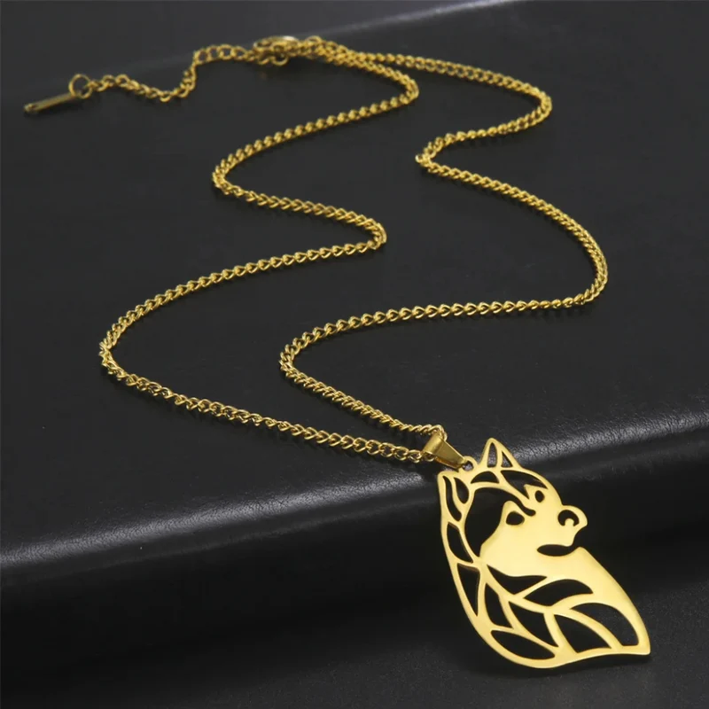 Collier Loup Femme