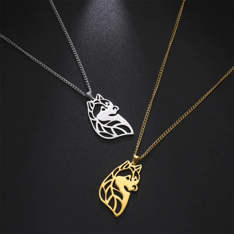 Collier Loup Femme