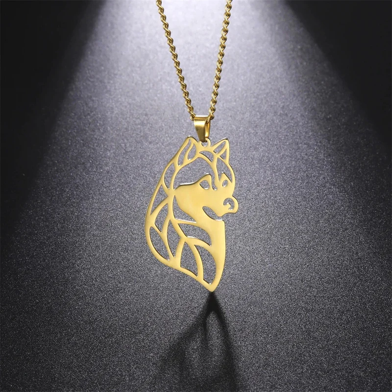 Collier Loup Femme