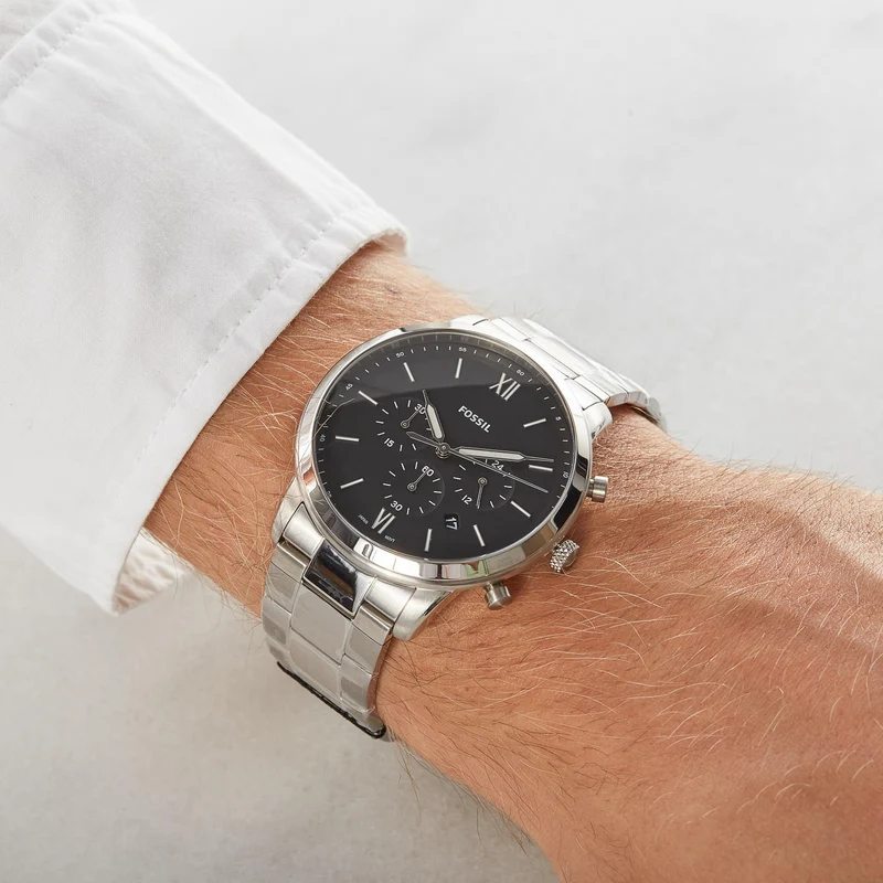 Fossil Neutra Chrono Hommes Montre Argent FS5384