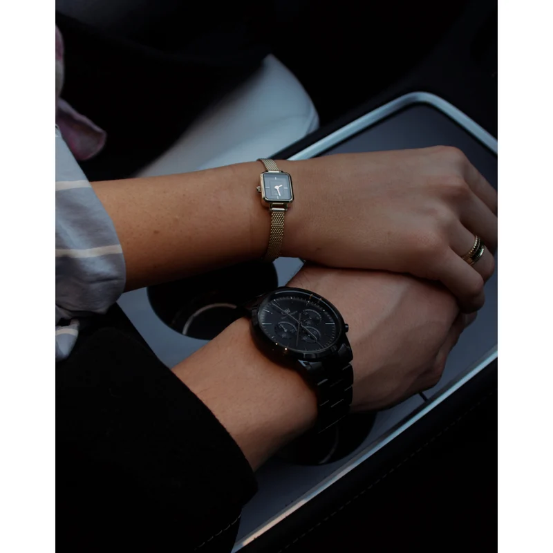 Daniel Wellington Iconic Link Hommes Montre Noir DW00100642