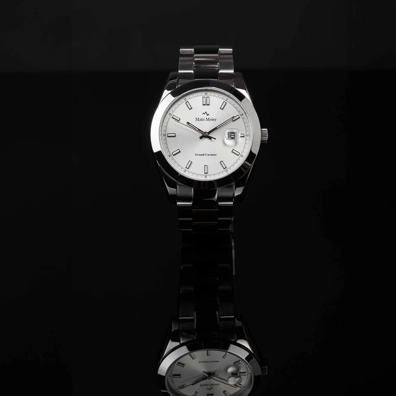 Mats Meier Grand Cornier Hommes Montre Argent MM00513