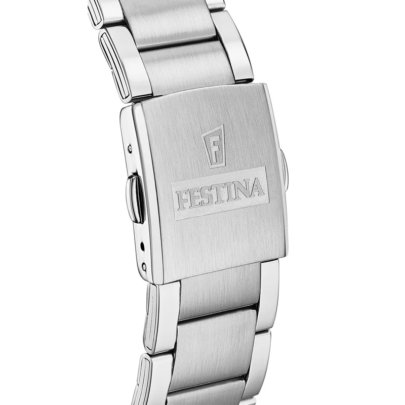 Festina Timeless Chrono Hommes Montre Argent F20343/7