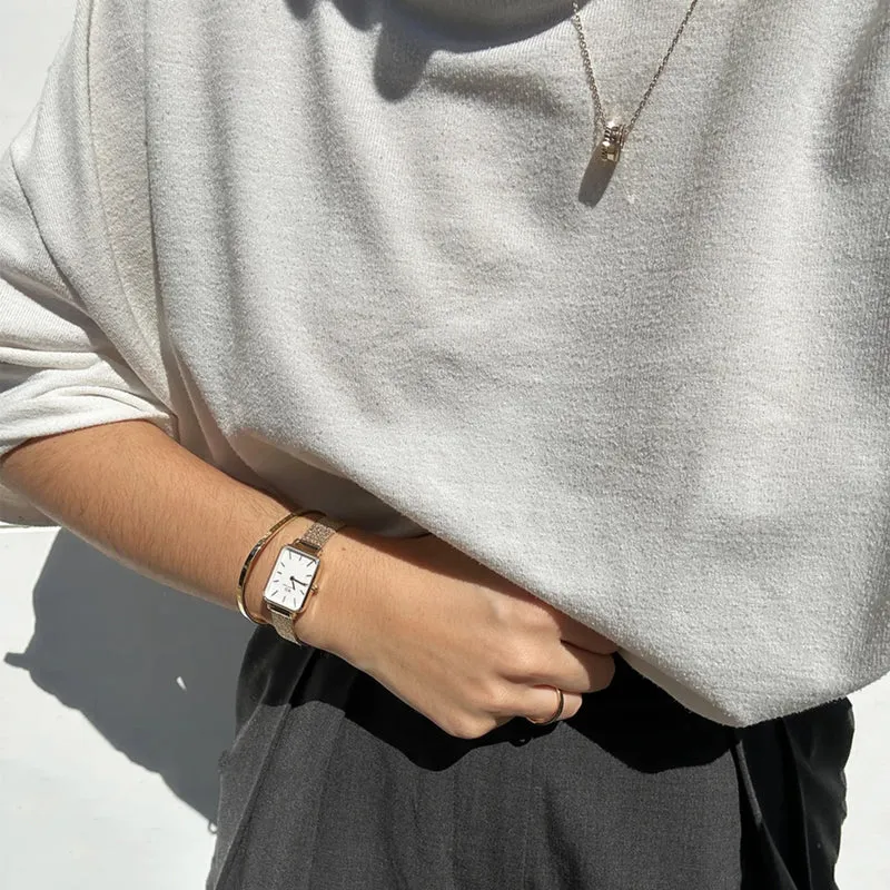 Daniel Wellington Quadro Gold Femmes Montre DW00100556