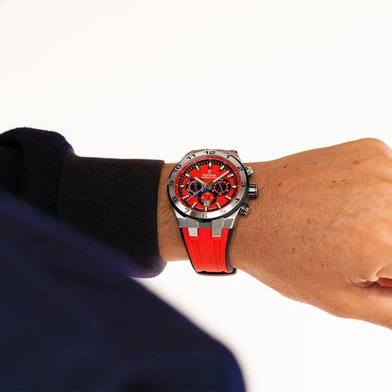 Festina Chrono Bike Hommes Montre Rouge F20671/5