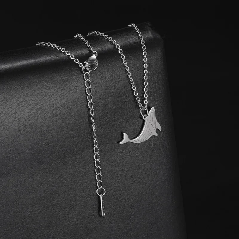 Collier Baleine Acier Inoxydable