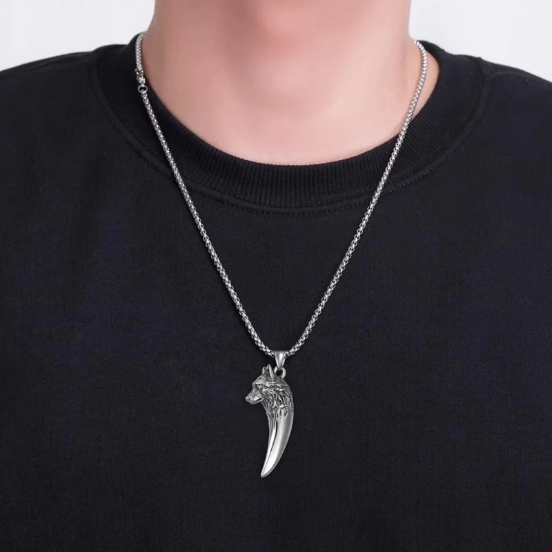 Collier Dent de Loup Homme