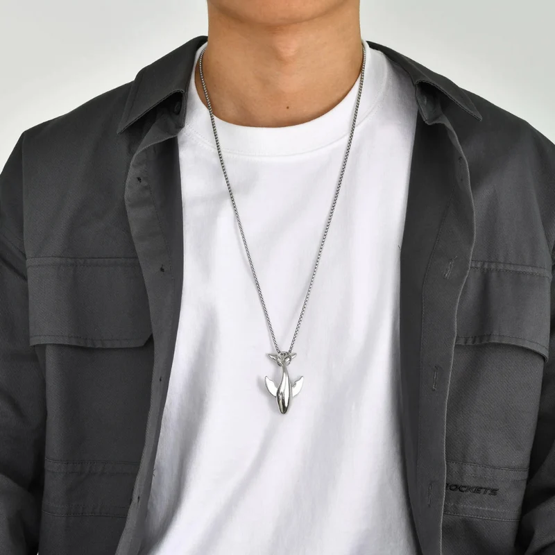 Collier Baleine Homme