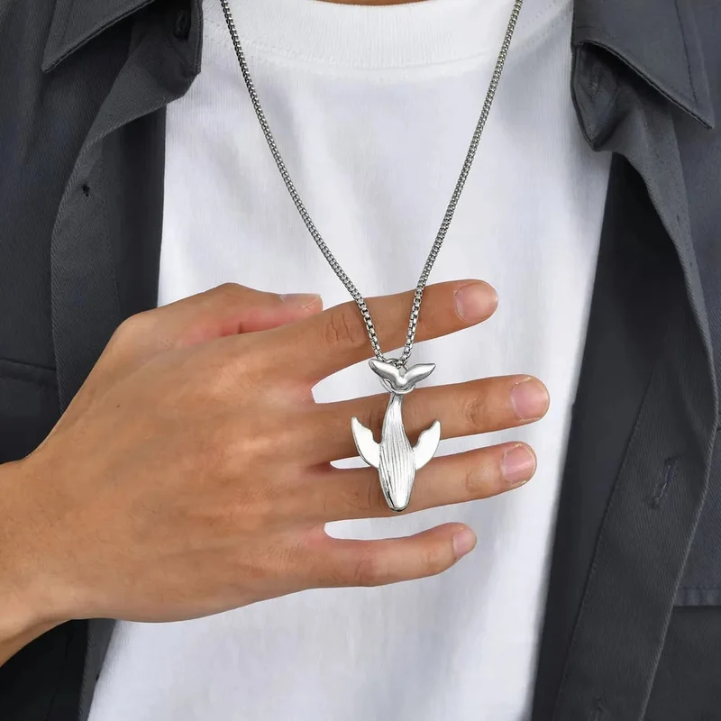Collier Baleine Homme