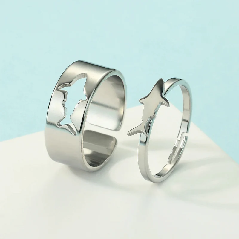 Double Bague Requin