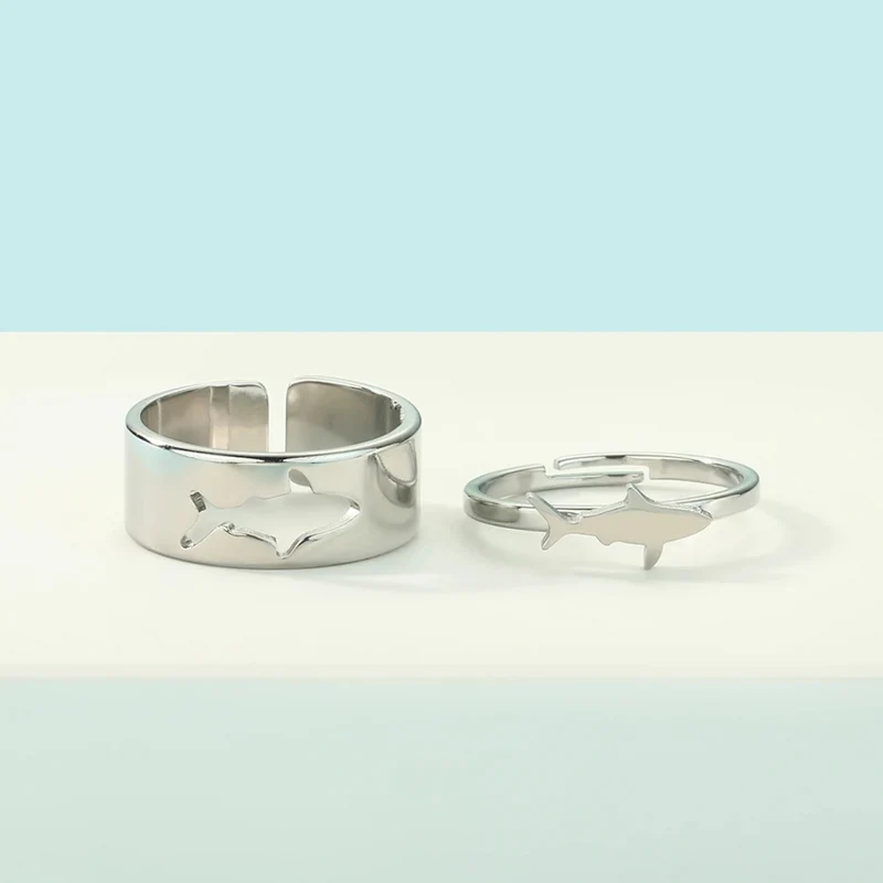 Double Bague Requin