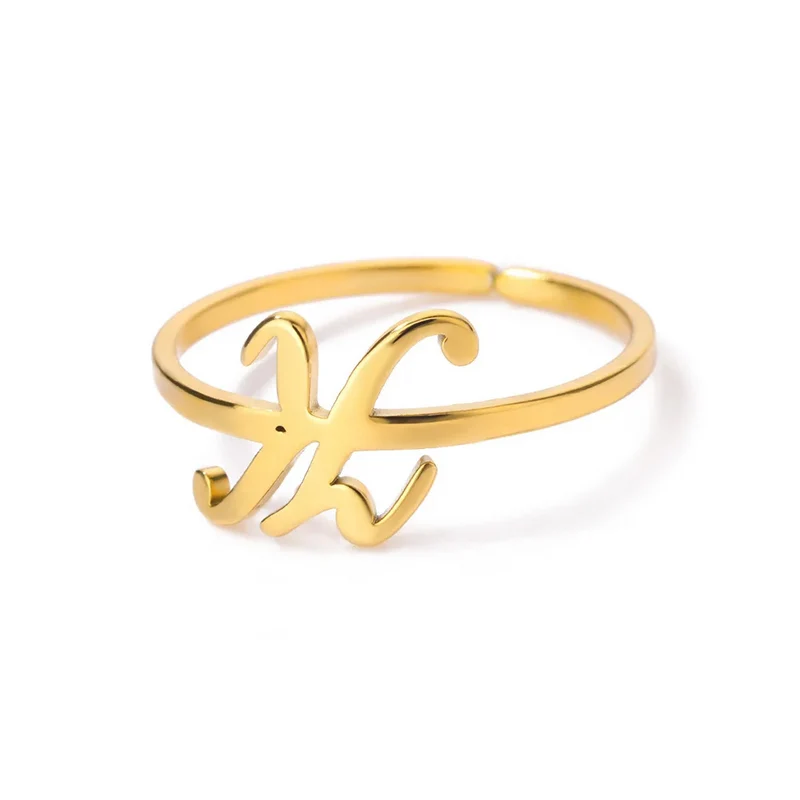 Bague Initiale Femme