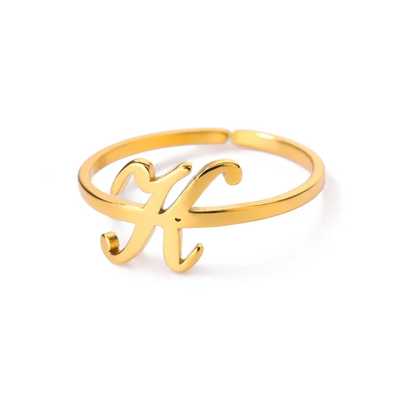 Bague Initiale Femme