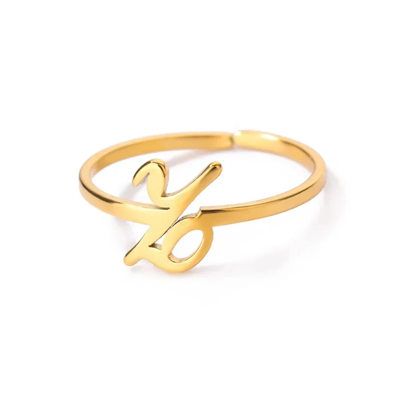 Bague Initiale Femme