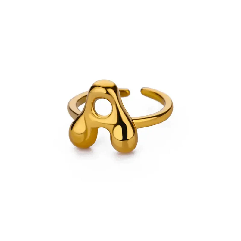 Bague Initiale Bubble