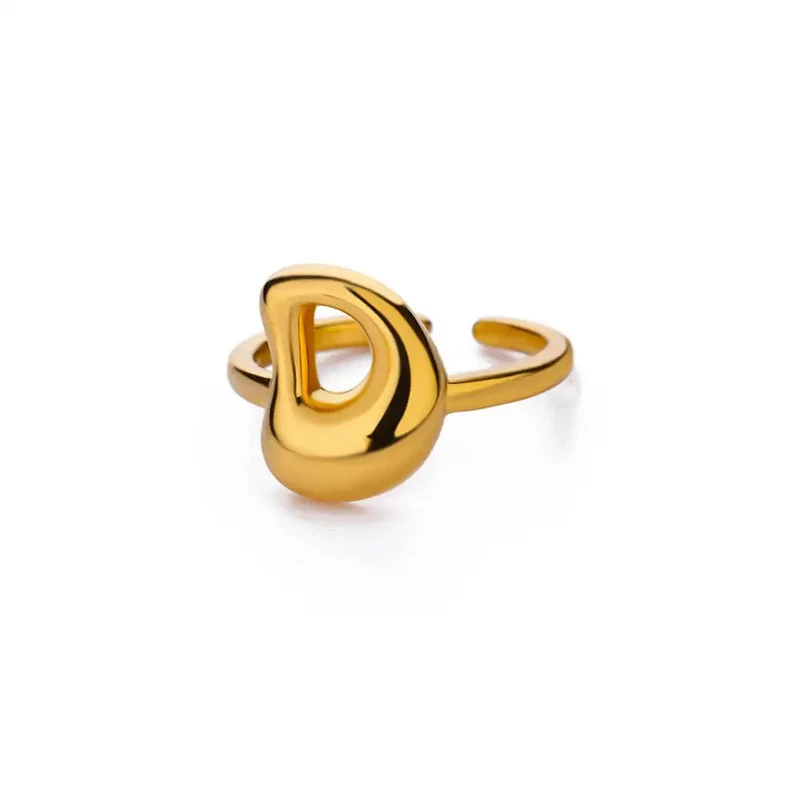 Bague Initiale Bubble