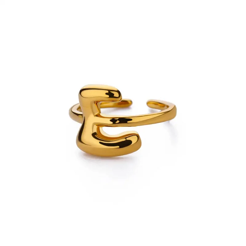 Bague Initiale Bubble