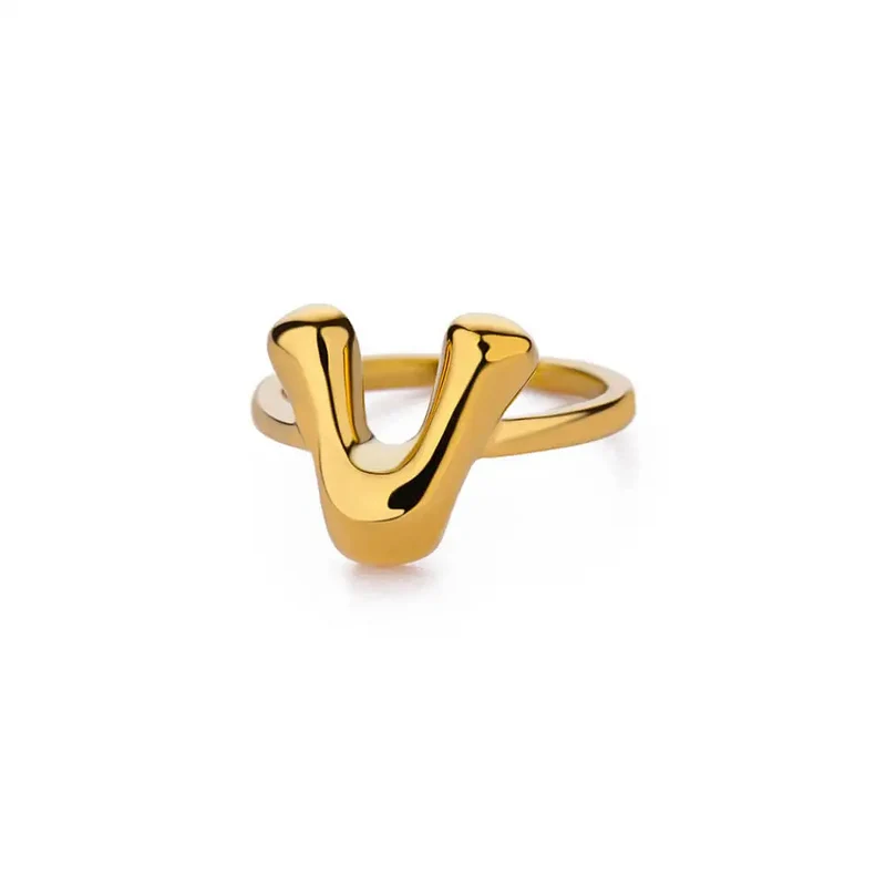 Bague Initiale Bubble