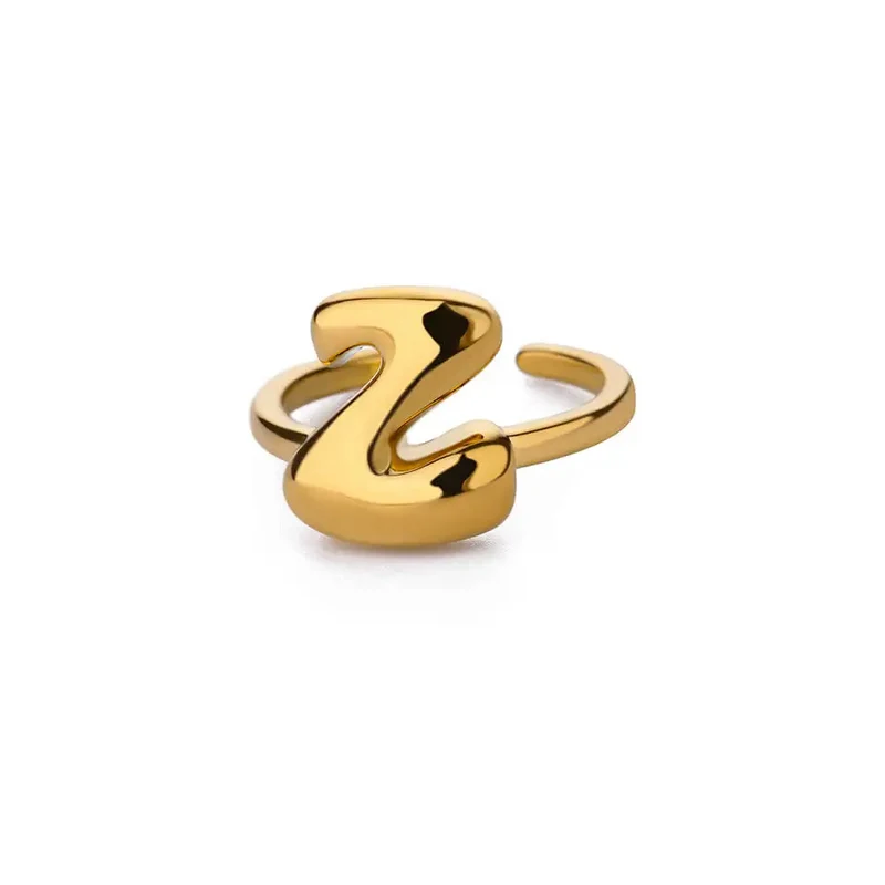 Bague Initiale Bubble