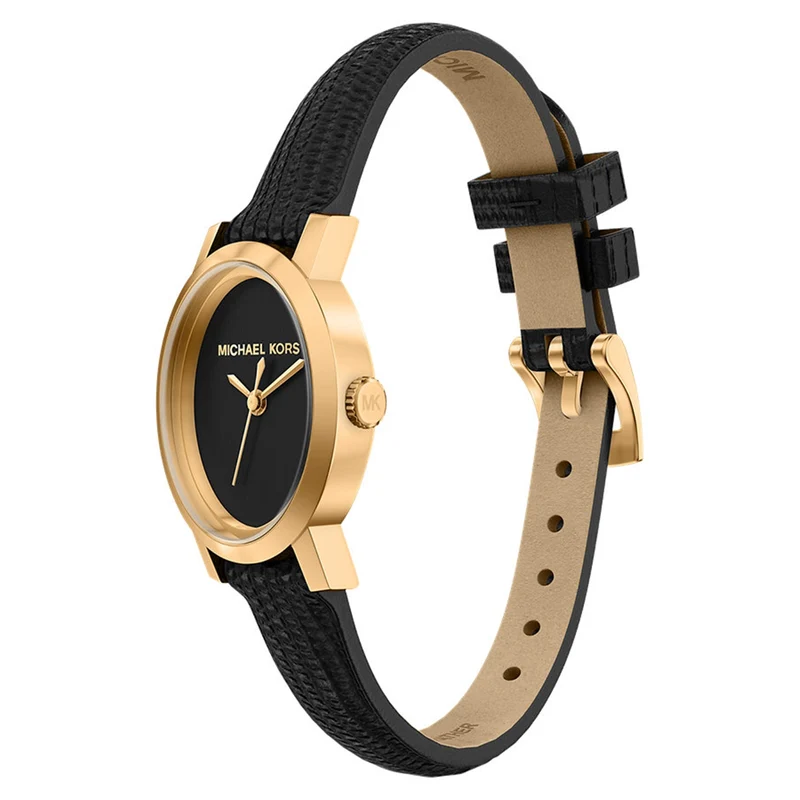 Michael Kors Maude Oval Black Dial Watch MK7585