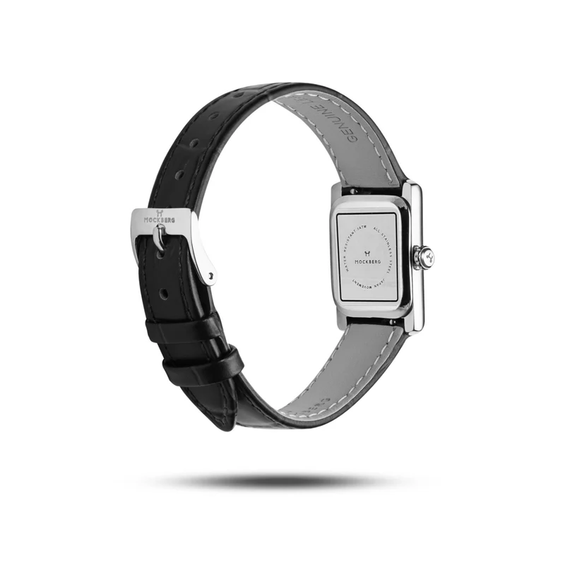 Mockberg Timeless Black Leather Women's Watch MB0246