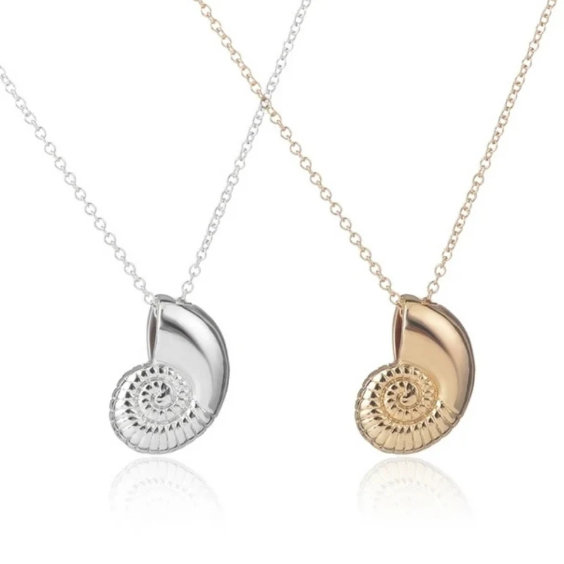 Collier Escargot Acier Inoxydable