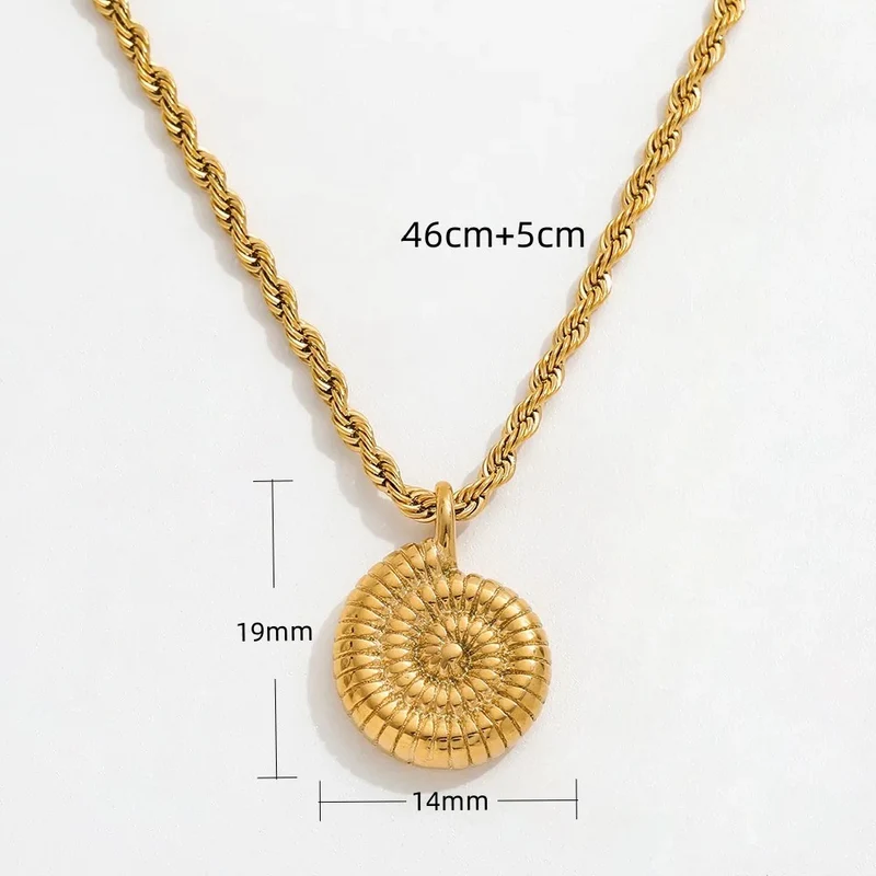 Collier Escargot Femme