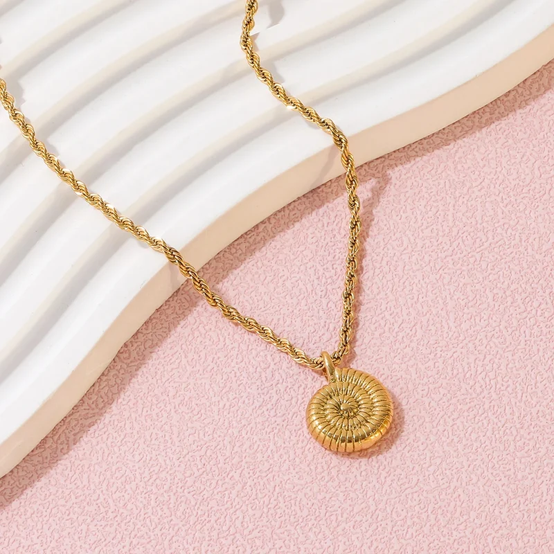 Collier Escargot Femme