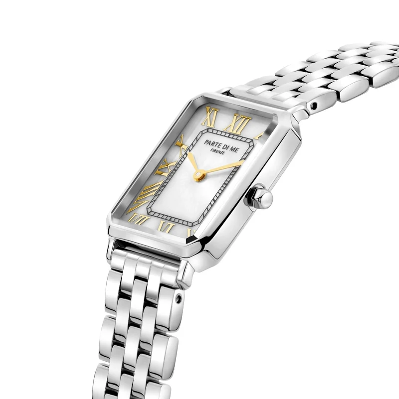 Parte di Me Orologio rectangular ladies watch silver coloured PDM09019
