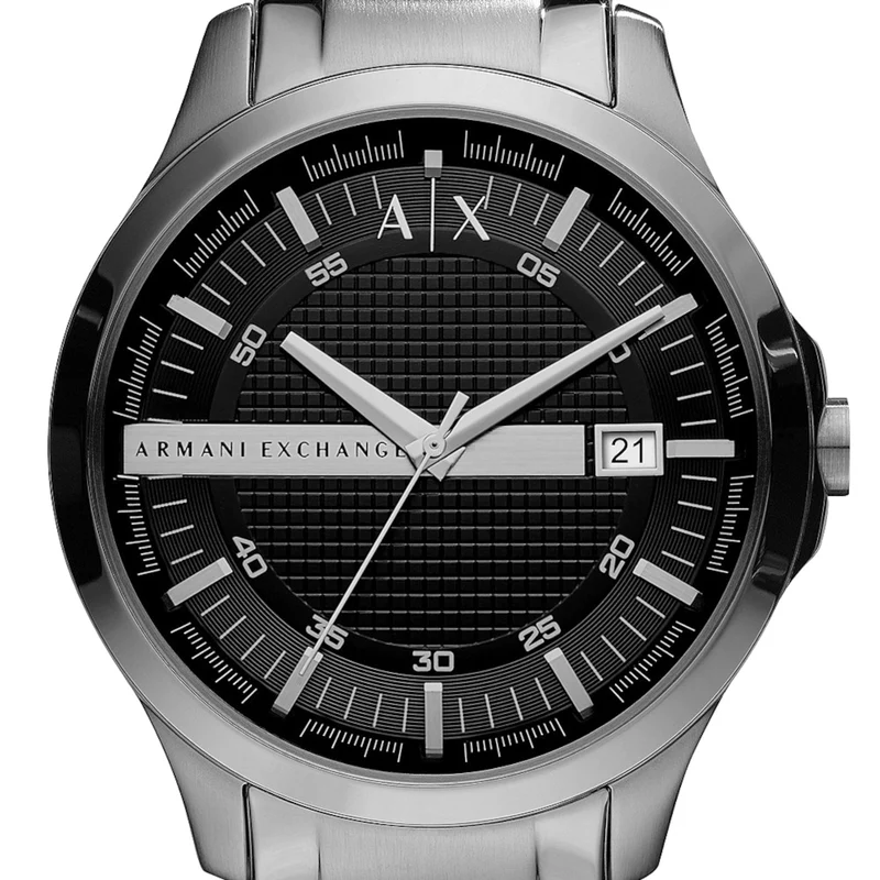 Armani Exchange Hampton Hommes Montre Gris AX2103