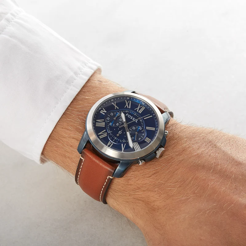 Fossil Grant Hommes Montre Marron FS5151