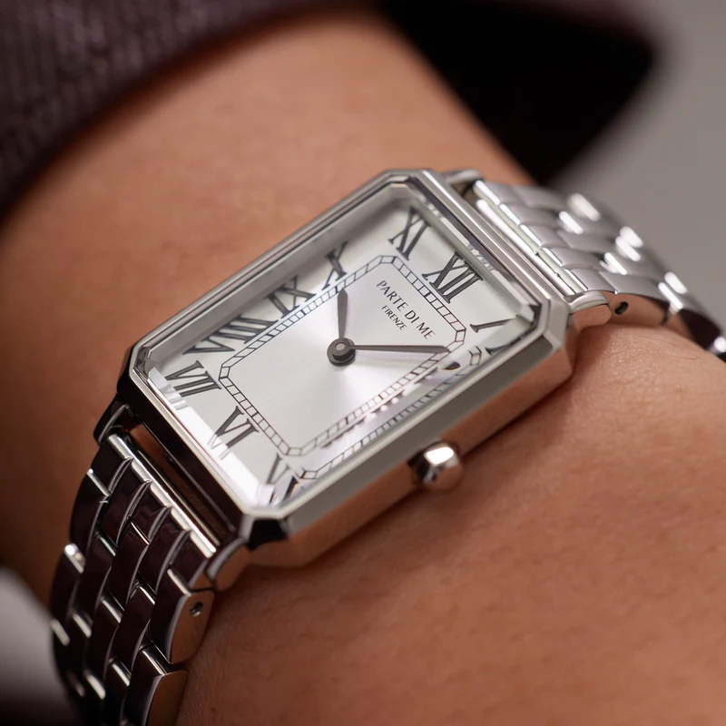 Parte di Me Orologio rectangular ladies watch silver coloured PDM09024