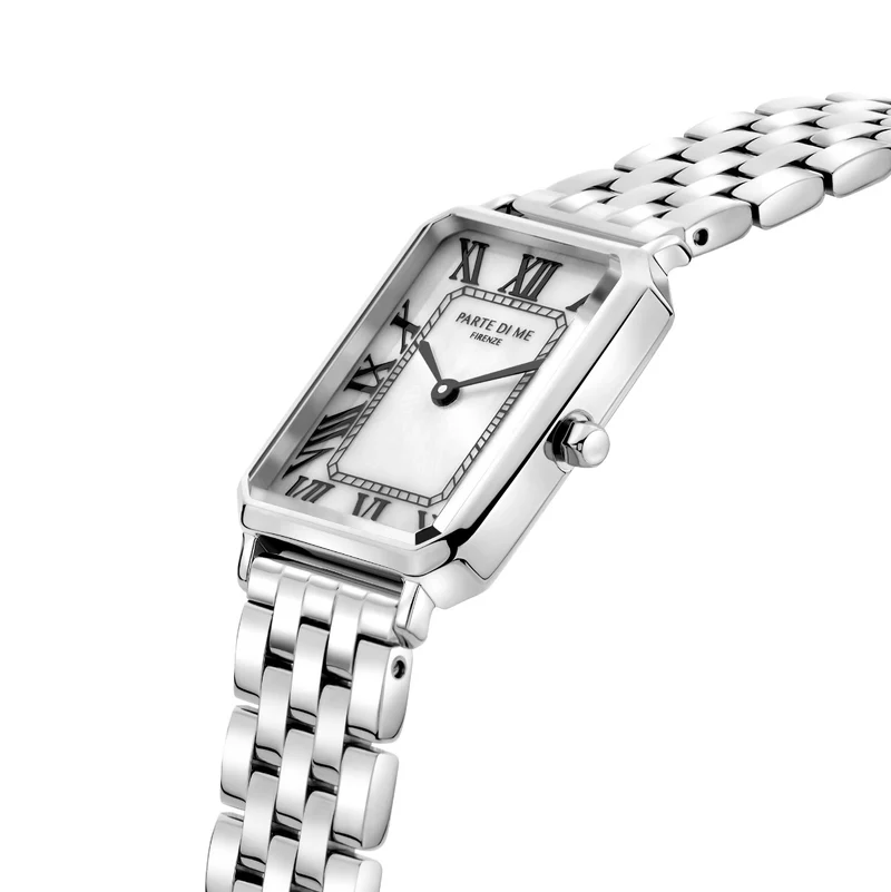 Parte di Me Orologio rectangular ladies watch silver coloured PDM09024
