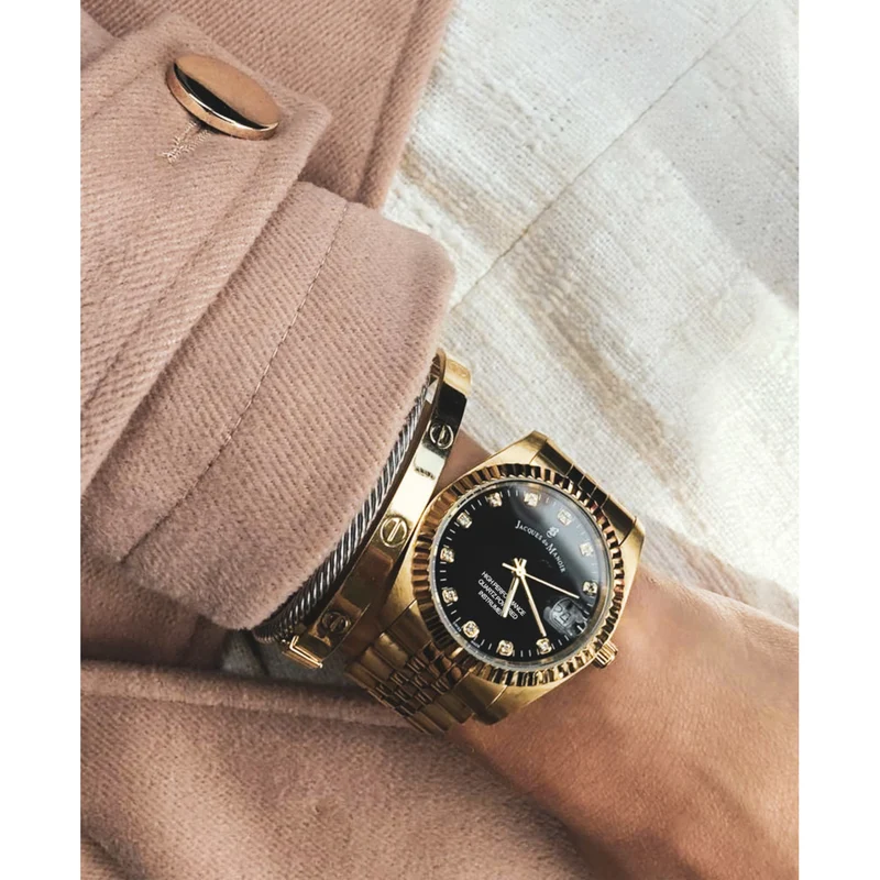 Jacques du Manoir Inspiration Femmes Montre Or NRO.21