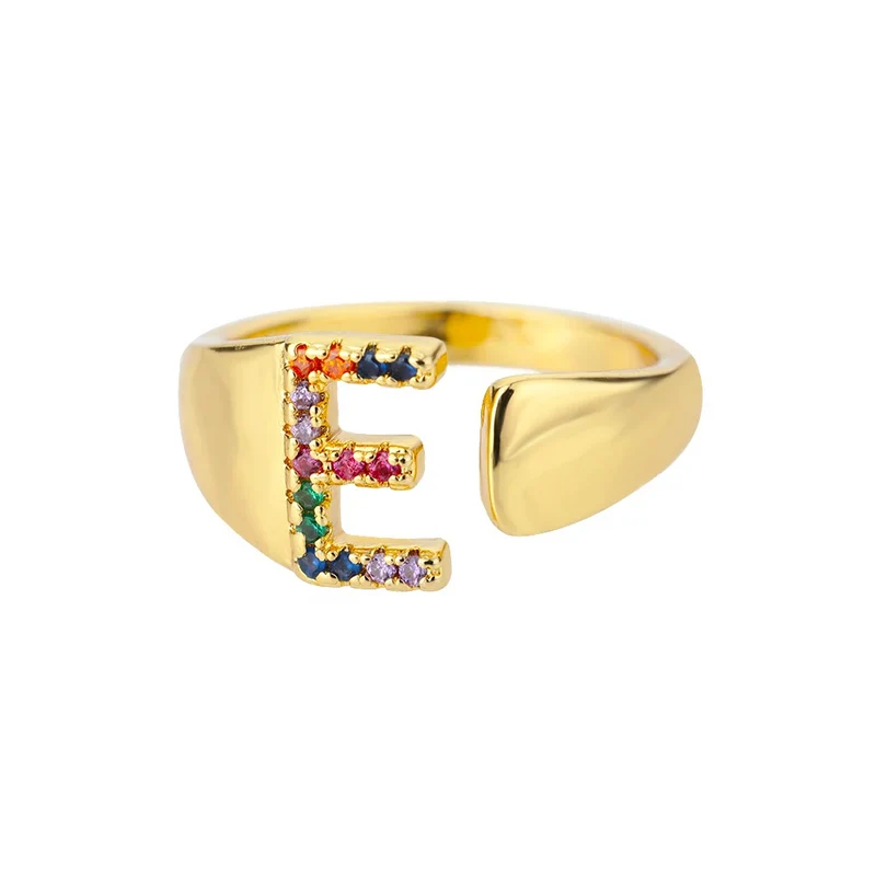 Bague Initiale Couleur