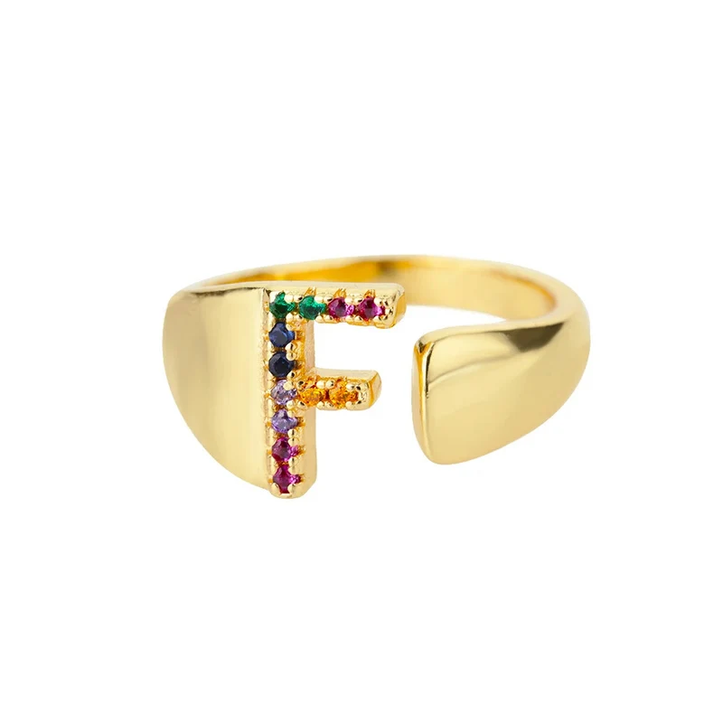 Bague Initiale Couleur