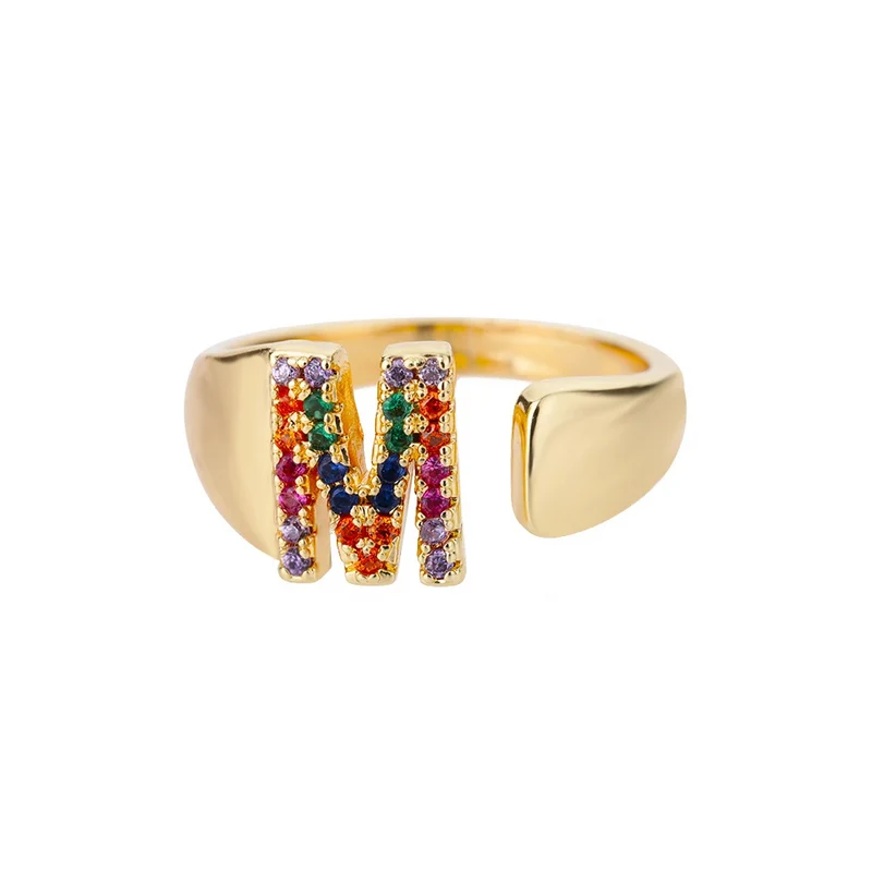Bague Initiale Couleur