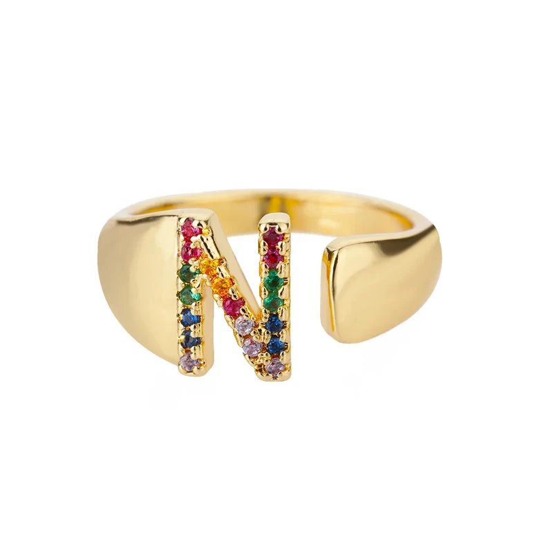 Bague Initiale Couleur