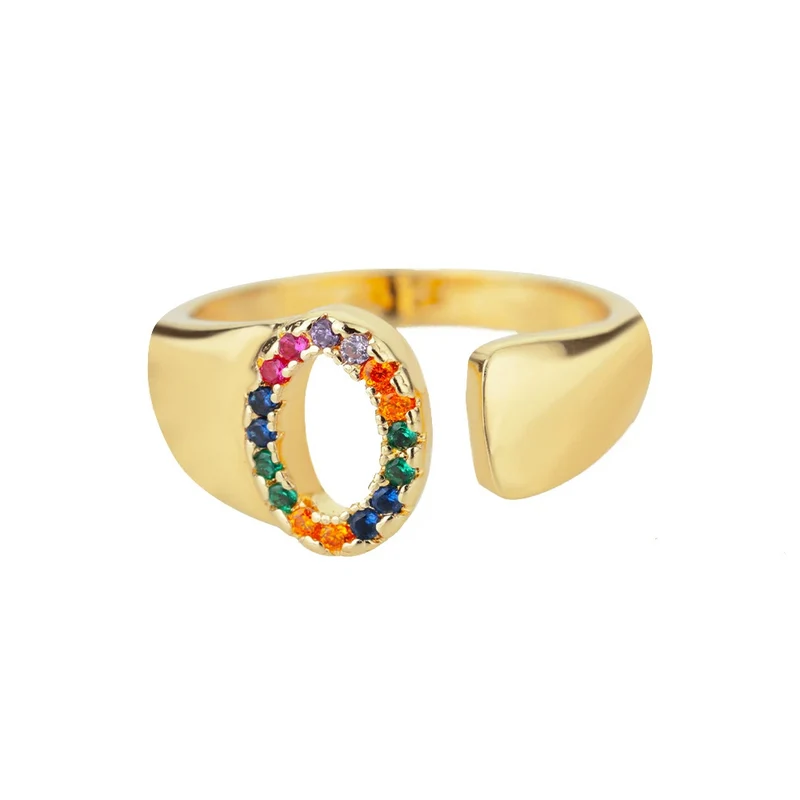 Bague Initiale Couleur