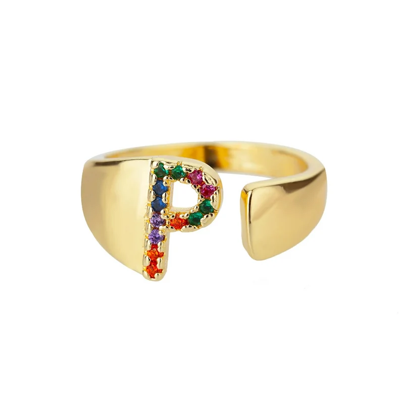 Bague Initiale Couleur