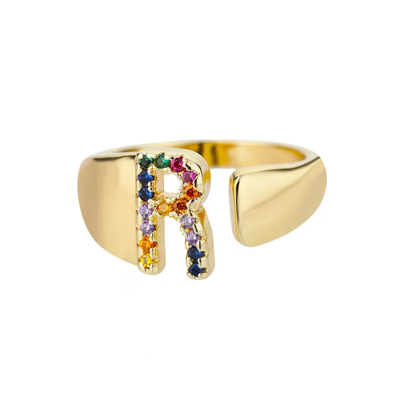 Bague Initiale Couleur