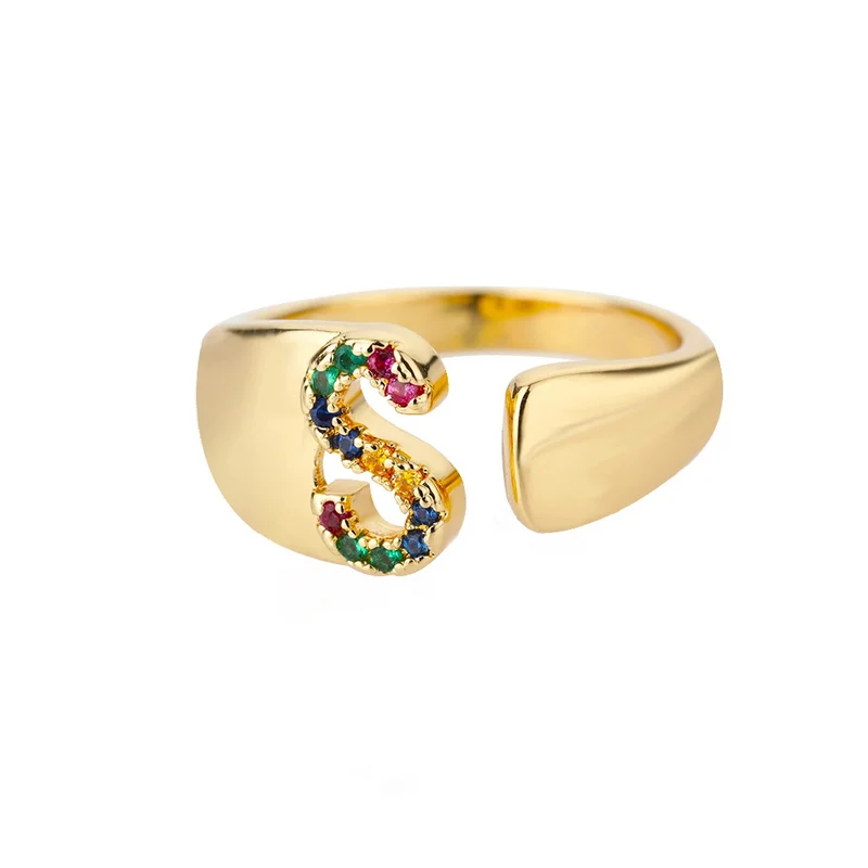 Bague Initiale Couleur