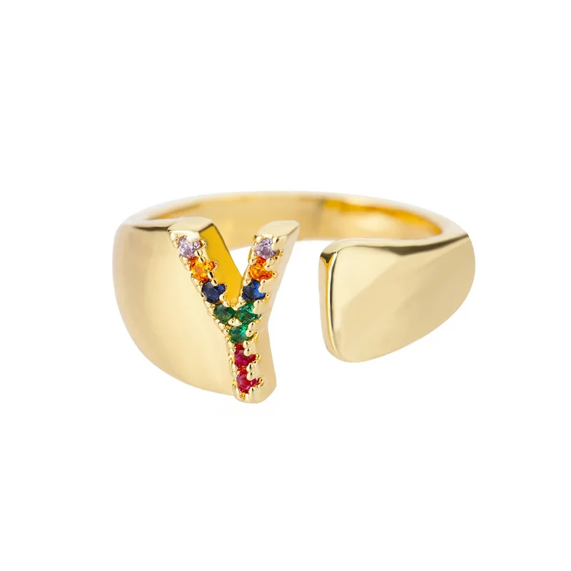 Bague Initiale Couleur