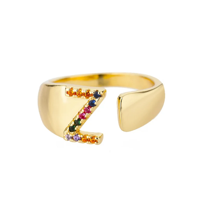 Bague Initiale Couleur