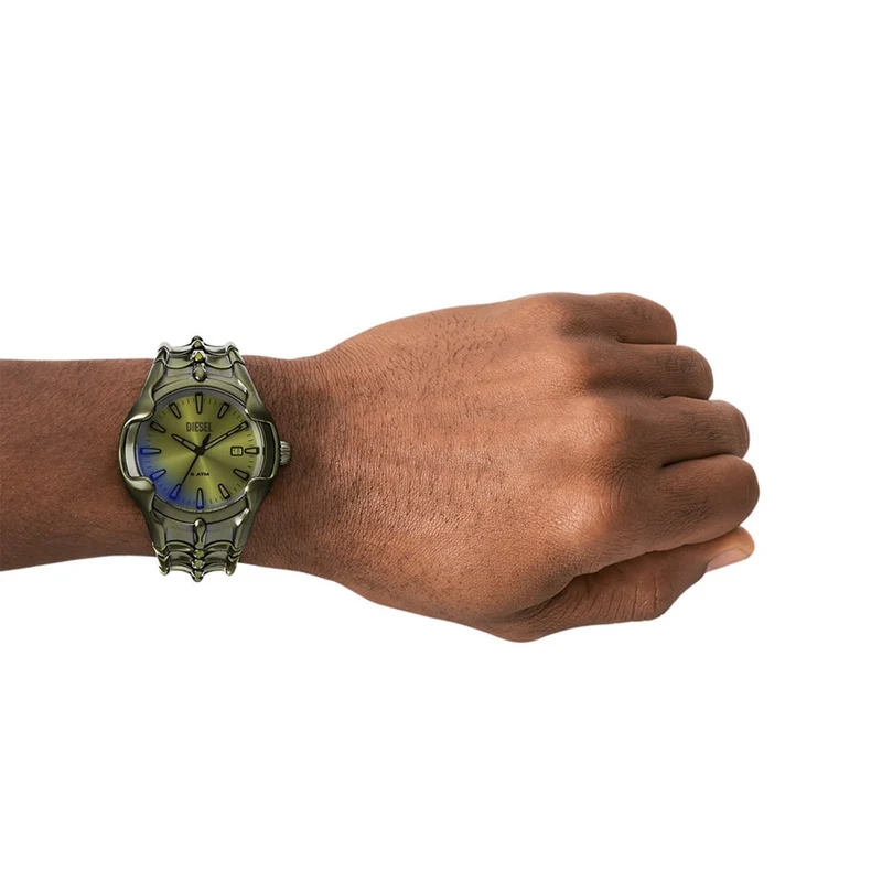 Diesel Vert Montre verte pour homme DZ2221