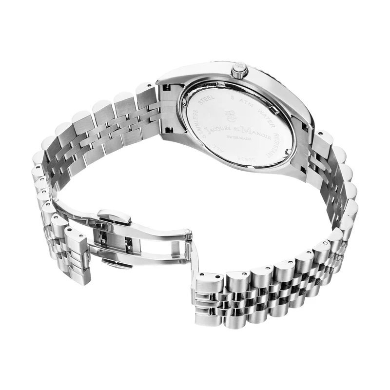Jacques du Manoir Inspiration Business Hommes Montre Argent JWN01701