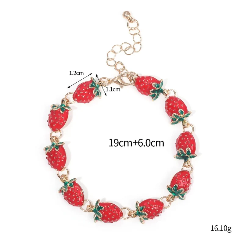 Bracelet Fraise Femme